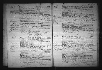 711 vues  - Registre d\'état civil. microfilm des registres des naissances, mariages, décès. (octobre 1834-1862) (ouvre la visionneuse)