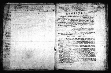 662 vues  - Registre d\'état civil. microfilm des registres des baptêmes, mariages, sépultures. (1781-1792). microfilm des registres des naissances, mariages, décès. (1793-1825) (ouvre la visionneuse)