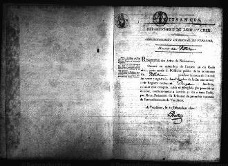 635 vues  - Registre d\'état civil. microfilm des registres des naissances, mariages, décès. (1823-1840). microfilm des registres des naissances. (1841-avril 1851) (ouvre la visionneuse)