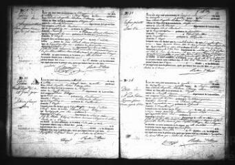 834 vues  - Registre d\'état civil. microfilm des registres des naissances, mariages, décès. (octobre 1846-1865) : microfilm des tables décennales. (1802-1862) (ouvre la visionneuse)
