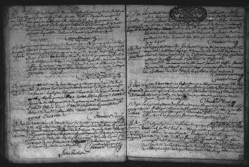 595 vues  - Registre d\'état civil. microfilm des registres des baptêmes, mariages, sépultures. (1711-1792) : microfilm des registres des naissances, mariages, décès. (1793-brumaire an V) (ouvre la visionneuse)