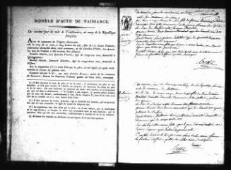 581 vues  - Registre d\'état civil. microfilm des registres des naissances, mariages, décès. (vendémiaires an XIII-mai 1828) (ouvre la visionneuse)
