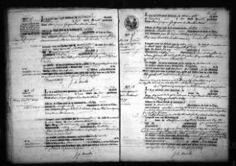 564 vues  - Registre d\'état civil. microfilm des registres des naissances, mariages, décès. (octobre 1814-1834) (ouvre la visionneuse)