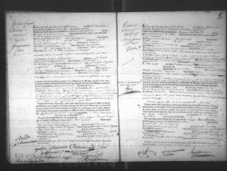 580 vues  - Registre d\'état civil. microfilm des registres des naissances, mariages, décès. (octobre 1808-juillet 1821) (ouvre la visionneuse)