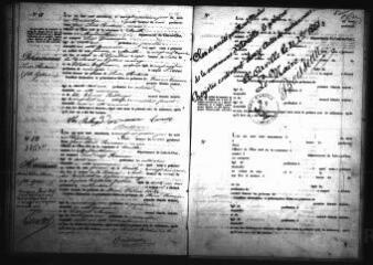 323 vues  - Registre d\'état civil. microfilm des registres des naissances. (1861-1870). microfilm des registres des mariages, décès. (1843-1870) (ouvre la visionneuse)