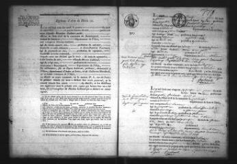 707 vues  - Registre d\'état civil. microfilm des registres des naissances, mariages, décès. (1821-1865) (ouvre la visionneuse)