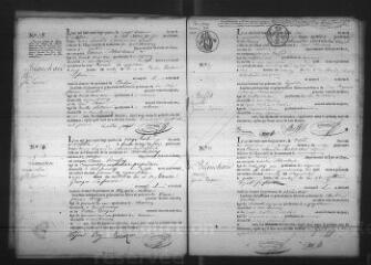 586 vues  - Registre d\'état civil. microfilm des registres des naissances, mariages, décès. (octobre 1824-août 1836) (ouvre la visionneuse)