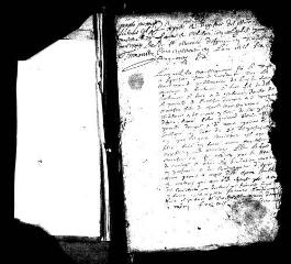 533 vues  - Registre d\'état civil. microfilm des registres des baptêmes, mariages, sépultures. (1656-1792) : microfilm des registres des naissances, mariages, décès. (1793-1809) (ouvre la visionneuse)