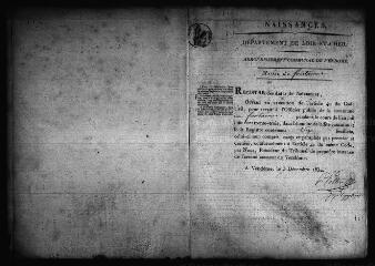 676 vues  - Registre d\'état civil. microfilm des registres des naissances, mariages, décès. (1833-1867) (ouvre la visionneuse)
