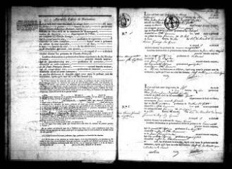 589 vues  - Registre d\'état civil. microfilm des registres des naissances, décès. (1823-1842) : microfilm des registres des mariages (1813-1819) (ouvre la visionneuse)