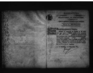 553 vues  - MONTROUVEAU. - Etat civil : microfilm des registres des naissances, mariages. (1833-1872) (ouvre la visionneuse)