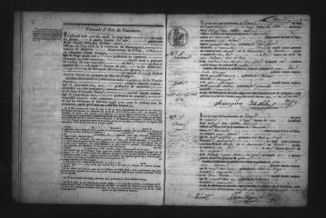 310 vues  - ROMORANTIN-LANTHENAY. - Etat civil : microfilm des registres des naissances, mariages,décès. (1839-1840) (ouvre la visionneuse)