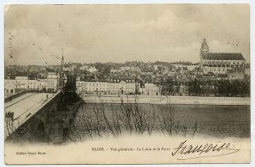 1 vue  - Vue générale, la Loire et le pont. (ouvre la visionneuse)