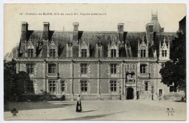 1 vue  - Le château, aile Louis XII, façade extérieure. (ouvre la visionneuse)
