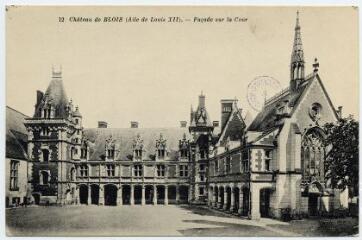 1 vue  - Le château, aile Louis XII, façade sur la cour. (ouvre la visionneuse)