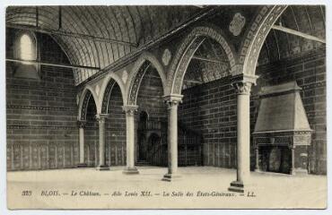 1 vue  - Le château, aile Louis XII, la salle des Etats-Généraux. (ouvre la visionneuse)