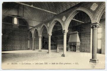 1 vue  - Le château, aile Louis XII, salle des Etats-Généraux. (ouvre la visionneuse)