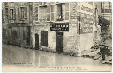 1 vue  - La crue de la Loire, 21 octobre 1907. (ouvre la visionneuse)