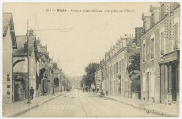 1 vue  - Avenue Saint-Gervais, vue prise de l\'Octroi. (ouvre la visionneuse)