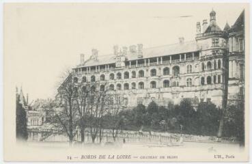 1 vue  - Bords de la Loire, le château. (ouvre la visionneuse)