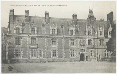 1 vue  - Le château, aile de Louis XII, façade extérieure. (ouvre la visionneuse)