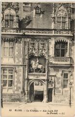 1 vue  - Le château. Aile Louis XII, le portail. (ouvre la visionneuse)
