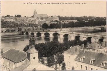 1 vue  - La vue générale et le pont sur la Loire. (ouvre la visionneuse)