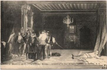 1 vue  - Le château.- Musée : L’assassinat du Duc de Guise (tableau de Comte). (ouvre la visionneuse)