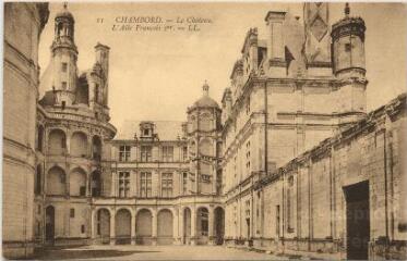 1 vue  - Le Château.- L\'aile François 1er. (ouvre la visionneuse)