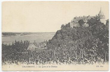 1 vue  - La Loire et le château. (ouvre la visionneuse)