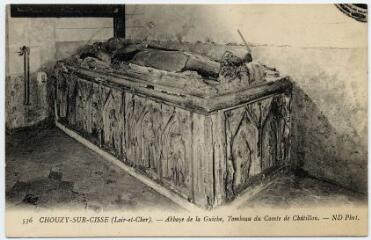 1 vue - Abbaye de la Guiche, tombeau du Comte de Châtillon. (ouvre la visionneuse)