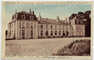 1 vue  - Château de Saumery, façade nord. (ouvre la visionneuse)