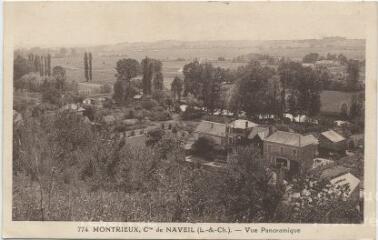 1 vue  - Montrieux, commune de Naveil. Vue panoramique. (ouvre la visionneuse)