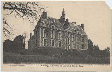 1 vue  - Château de Glatigny, vue du midi. (ouvre la visionneuse)
