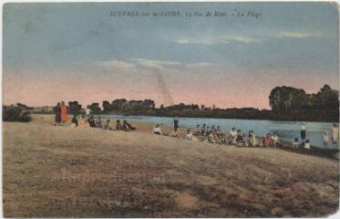 1 vue  - Suèvres-sur-la-Loire, 13 km de Blois. La plage. (ouvre la visionneuse)