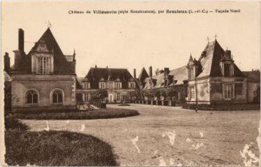 1 vue - Château de Villesavin (style Renaissance), par Bracieux. Façade Nord. (ouvre la visionneuse)