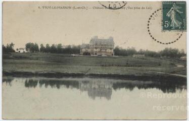 1 vue  - Château du Mont-Suzey (vue prise du lac). (ouvre la visionneuse)