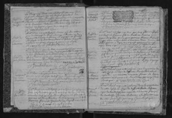 118 vues  - Registre paroissial. Baptêmes, mariages, sépultures (mars 1703-décembre 1712) (ouvre la visionneuse)