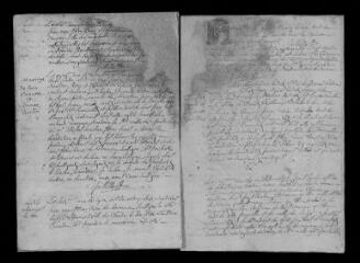 197 vues  - Registre paroissial. Baptêmes, mariages, sépultures (mai 1683-1712) (ouvre la visionneuse)