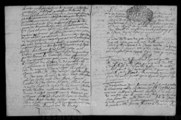 8 vues  - Registre paroissial. Baptêmes, mariages, sépultures (janvier-mars 1704) (ouvre la visionneuse)