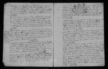 10 vues  - Registre paroissial. Baptêmes, mariages, sépultures (janvier-novembre 1710) (ouvre la visionneuse)