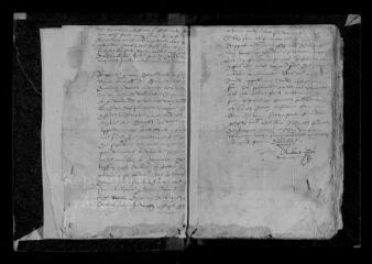 184 vues  - Registre paroissial. Baptêmes (1630-novembre 1673) (ouvre la visionneuse)