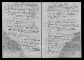 161 vues  - Registre paroissial. Baptêmes, mariages, sépultures (1693-octobre 1710) (ouvre la visionneuse)