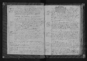 121 vues  - Registre paroissial. Baptêmes, sépultures (septembre-décembre 1713) ; baptêmes, mariages, sépultures (1714-juin 1732) (ouvre la visionneuse)