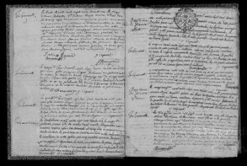 171 vues  - Registre paroissial. Baptêmes, mariages, sépultures (avril 1731-décembre 1740) (ouvre la visionneuse)
