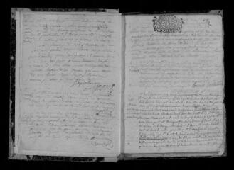 228 vues  - Registre paroissial. Baptêmes, mariages, sépultures (1713-février 1724) (ouvre la visionneuse)
