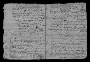 8 vues  - Registre paroissial. Baptêmes, mariages, sépultures (1730) ; sépulture (janvier 1731) (ouvre la visionneuse)