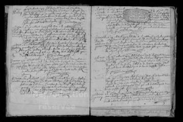 73 vues  - Registre paroissial. Baptêmes, mariages, sépultures (mars 1713-1722) (ouvre la visionneuse)