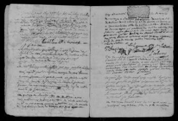 10 vues  - Registre paroissial. Baptêmes, mariages, sépultures (janvier-octobre 1703) (ouvre la visionneuse)