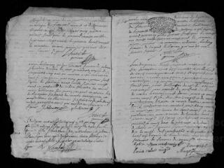 8 vues  - Registre paroissial. Baptêmes, mariages, sépultures (avril-décembre 1729) (ouvre la visionneuse)
